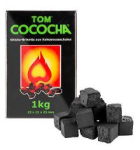 Уголь кокосовый Tom Cococha Green 1 кг (72 куб)