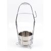 Корзина для угля Garden Premium, серебряная