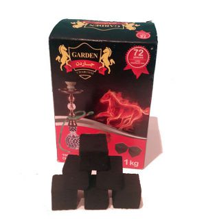 Уголь кокосовый Garden 1кг (72 куб)