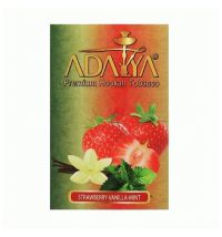 Табак Adalya Strawberry vanilla mint (Клубника - ваниль с мятой)