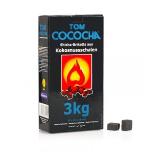 Уголь кокосовый Tom Cococha BLUE 1кг (120 куб)