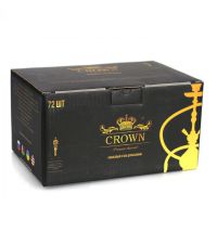 Кокосовый уголь для кальяна Crown 1кг (72куб)