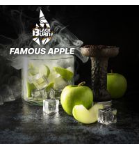 Табак Black Burn Famous Apple (Черный Берн Зеленое яблоко со льдом) 200г