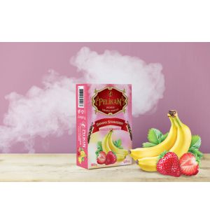 Табак Pelikan Ice Banana Strawberry (Пеликан Айс Банан Клубника) 50 г