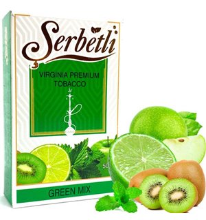 Табак Serbetli Green Mix (Щербетли Зеленый микс) 50 г