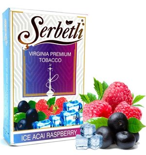 Табак Serbetli Ice Acai Raspberry (Щербетли Айс Асаи Малина), 50 г