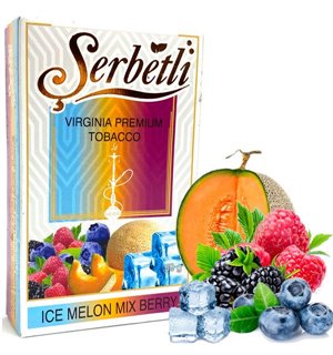 Табак Serbetli Ice Melon Mix Berry (Щербетли Айс Дыня и Ягоды) 50 г