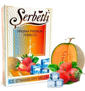 Табак Serbetli Ice Strawberry Melon (Щербетли Айс Клубника и Дыня) 50 г