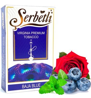 Табак Serbetli Baya Blue (Щербетли Черника с мятой) 50 г