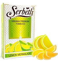 Табак Serbetli Lemon Marmelade (Щербетли Лимонные мармеладные дольки) 50 г