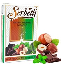 Табак Serbetli Mint Chocolate Hazelnut (Щербетли Шоколад с Орехами и Мятой) 50 г