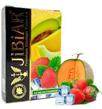 Табак JiBiAR - Ice Melon Strawberry (Джибиар Айс Дыня Клубника) 50г