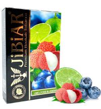 Табак JiBiAR - Lime Lychee Blueberry (Джибиар Лайм Личи Черника) 50г
