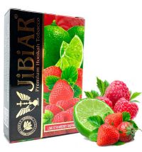 Табак JiBiAR - Lime Strawberry Raspberry (Джибиар Лайм Клубника Малина) 50г